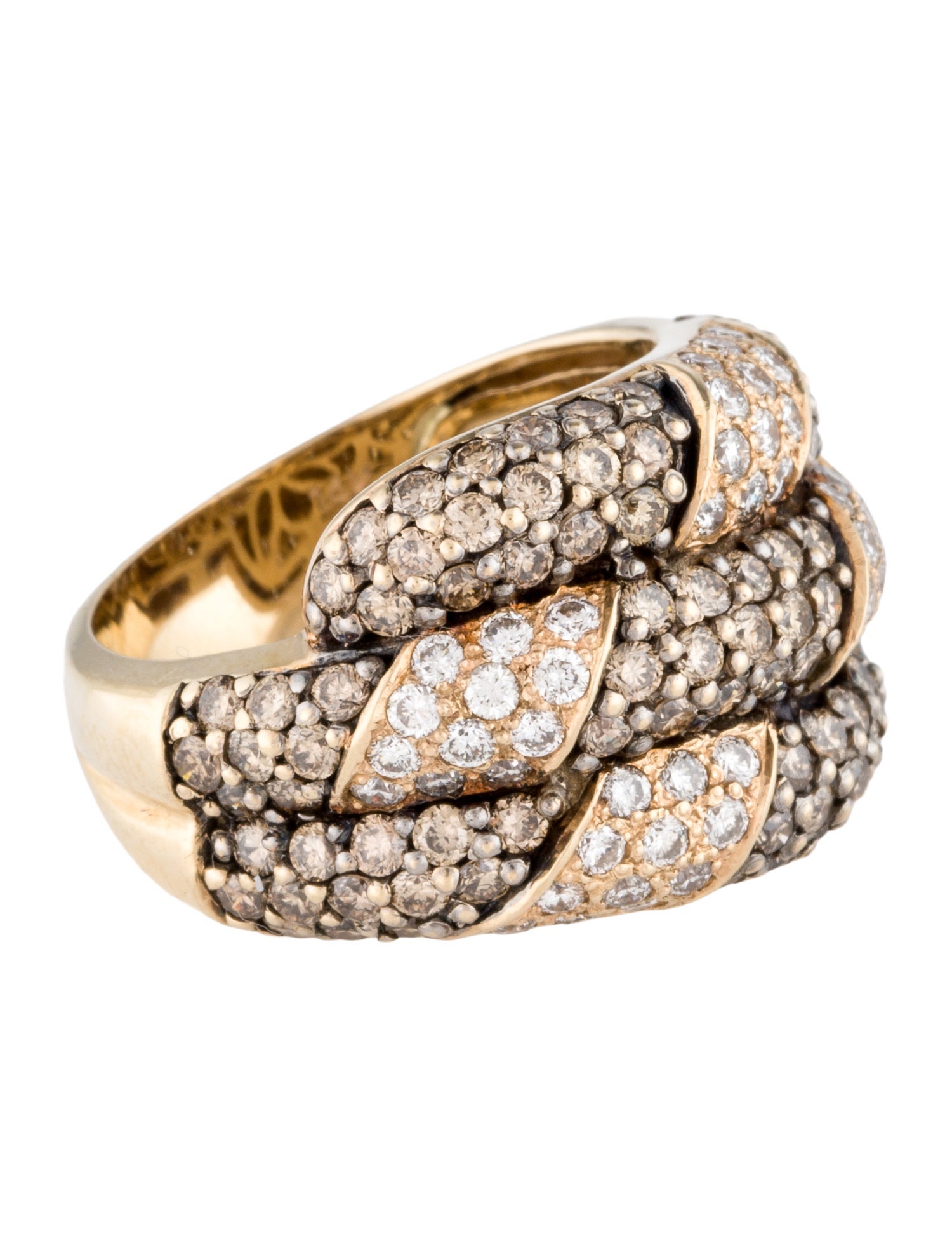 Ring 14K 2.31ctw Diamond Cocktail