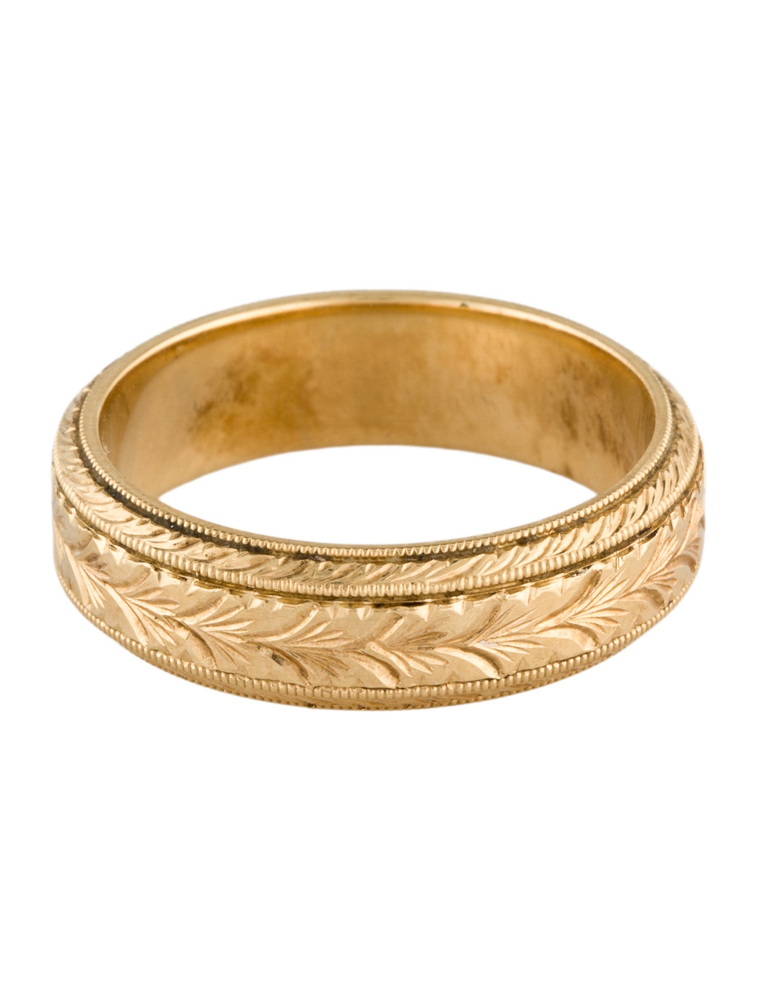 Ring 14K Etched Band