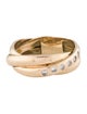 Ring 14K Diamond Crossover Ring