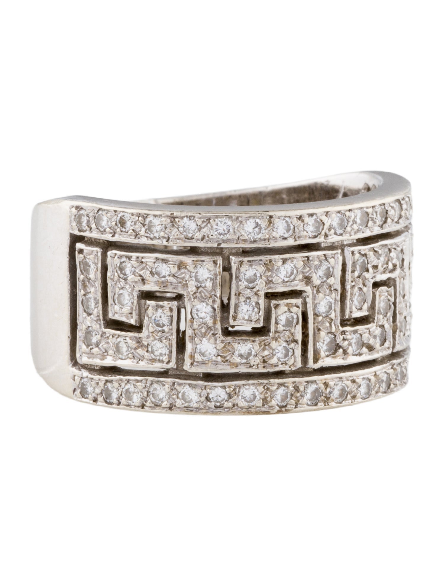 Ring 14K Diamond Wide Band