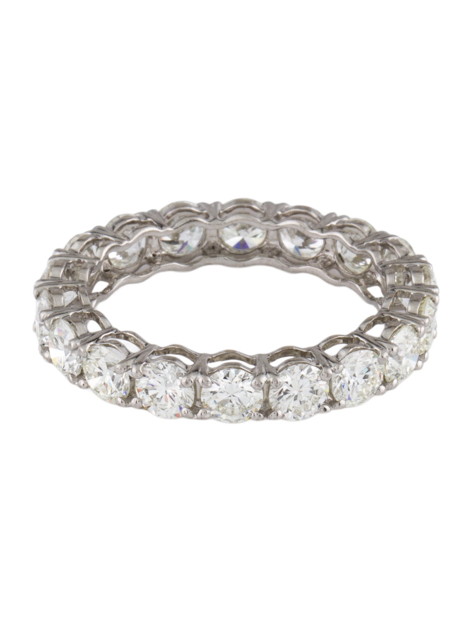 Ring Platinum 2.70ctw Eternity Band