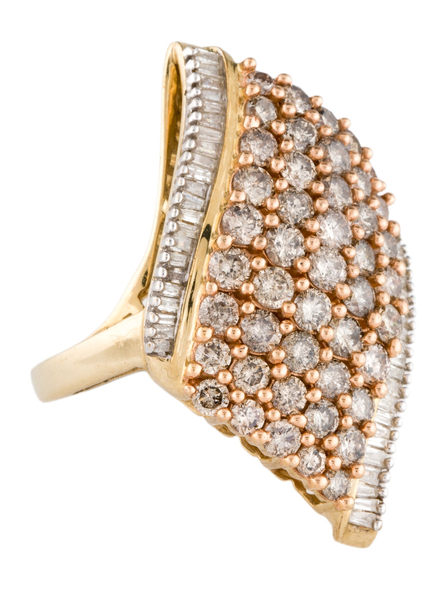 Ring 2.37ctw Diamond Cocktail