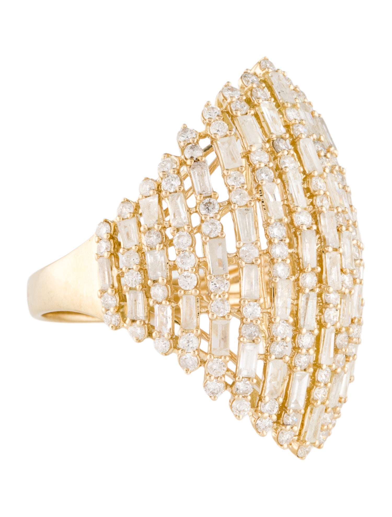 Ring 14K 1.86ctw Diamond Cocktail