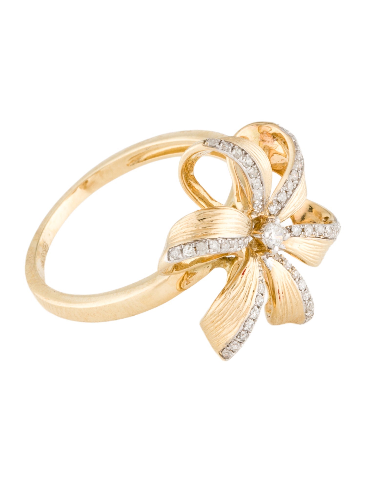 Ring 14K Diamond Cocktail