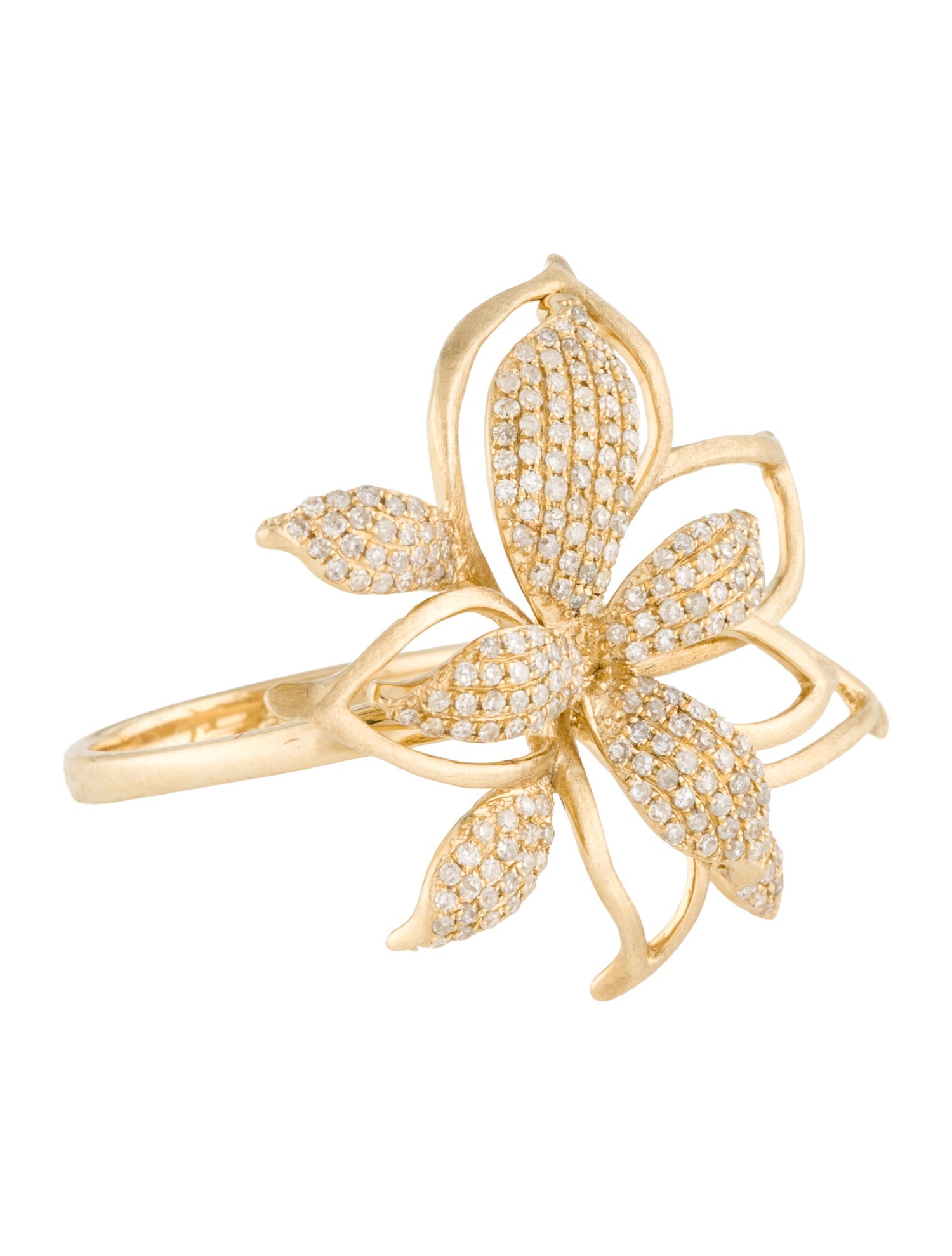 Ring 14K Diamond Cocktail