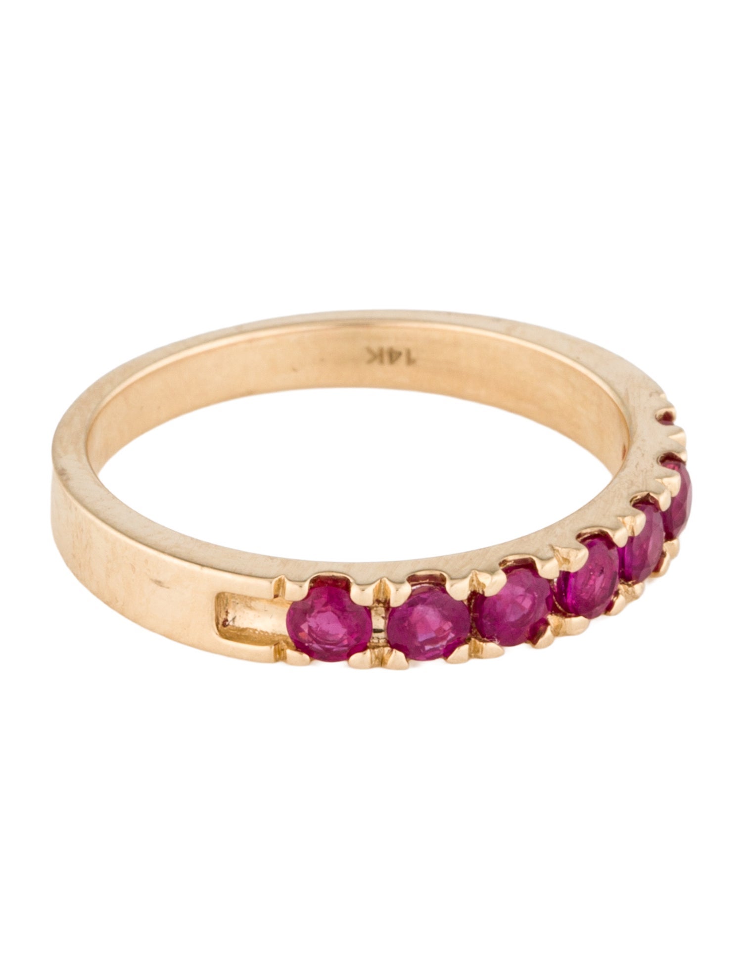 Ring 14K Ruby Band