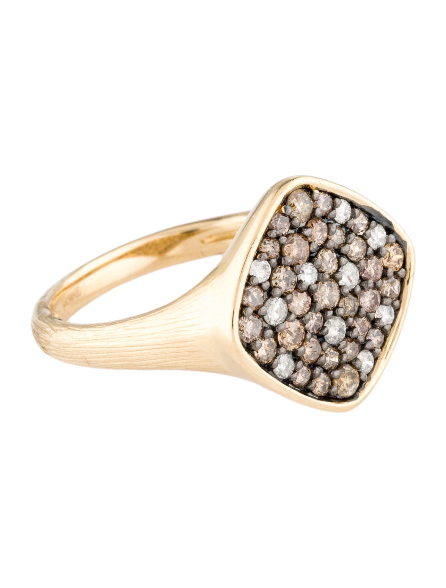 Ring 14K Diamond Pavé Cocktail Ring