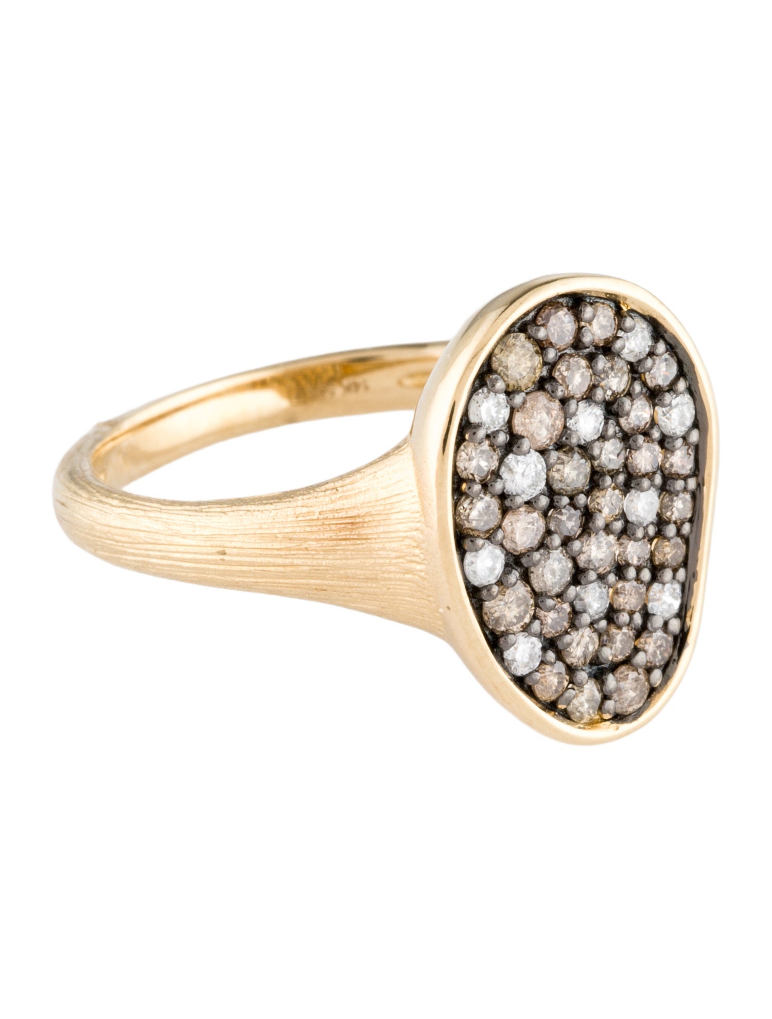 Ring 14K Diamond Pavé Cocktail Ring