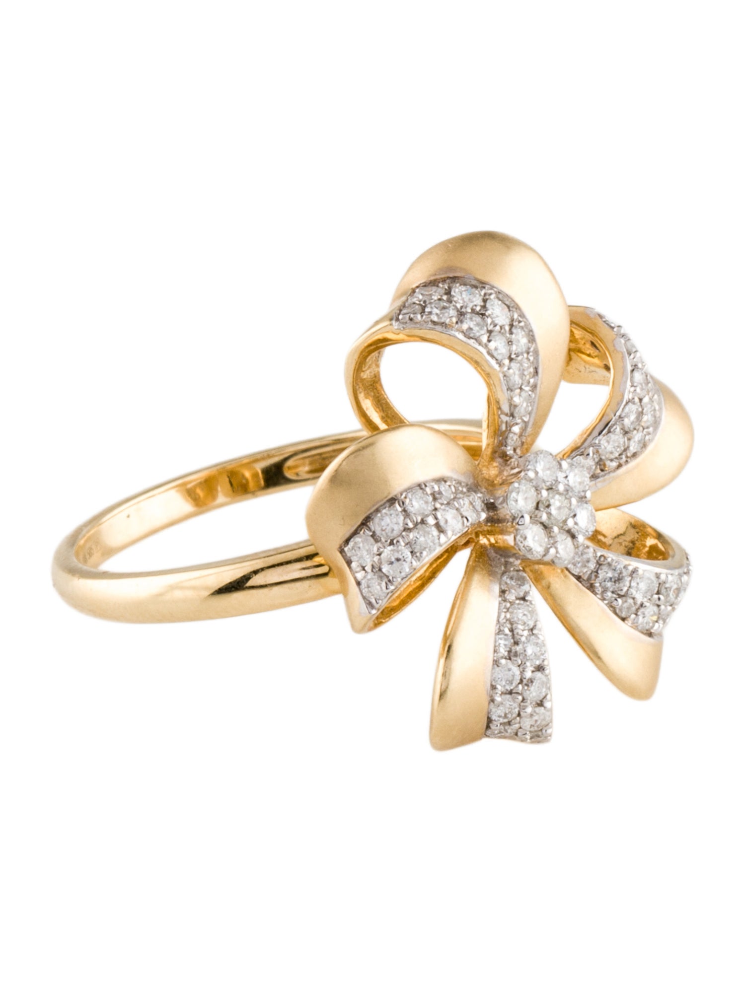 Ring 14K Diamond Cocktail