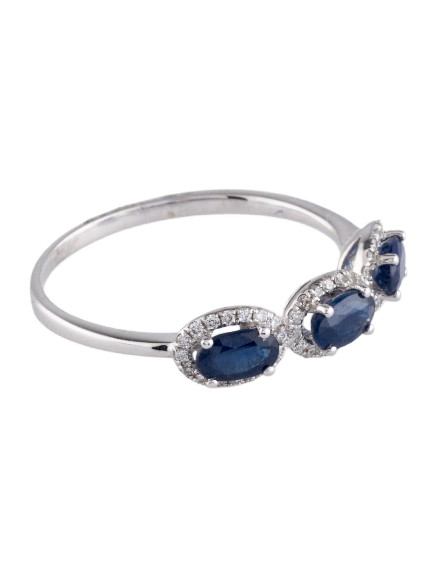 Ring 14K 1.02ctw Sapphire & Diamond Band