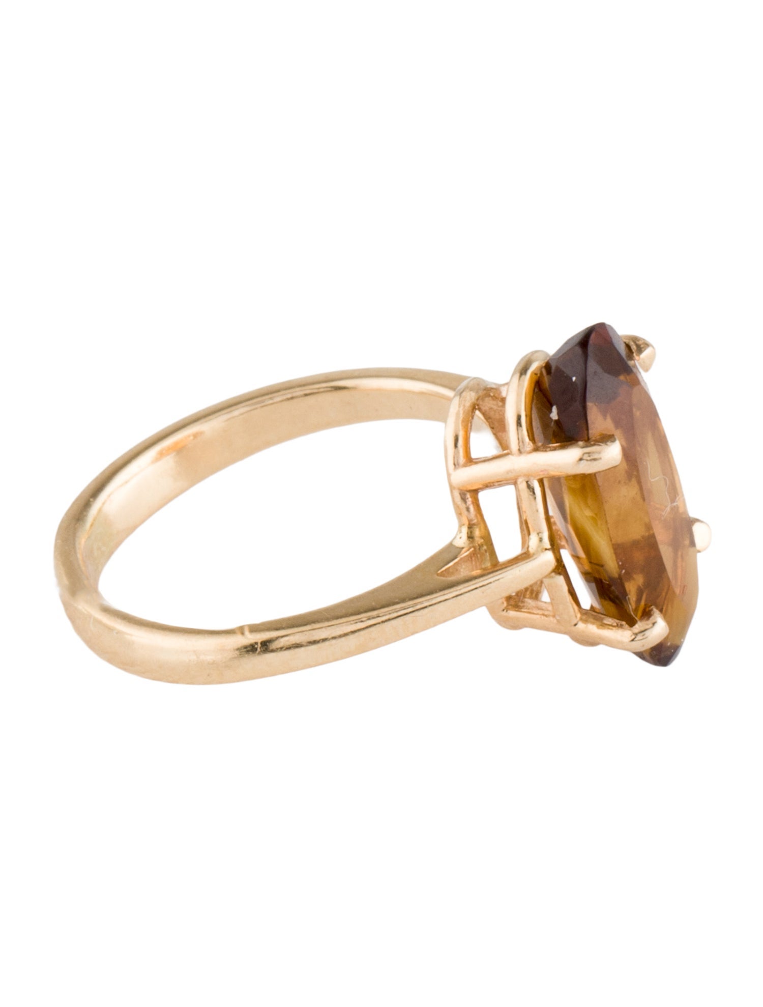 Ring 14K 2.77ct Citrine Cocktail