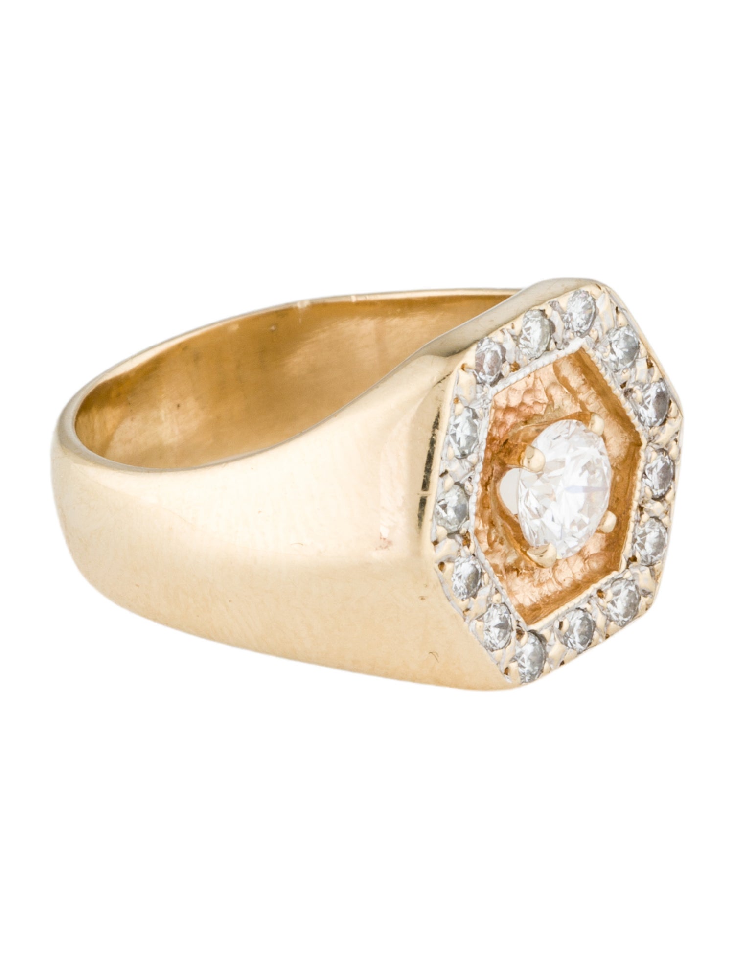 Ring 14K Diamond Cocktail Ring