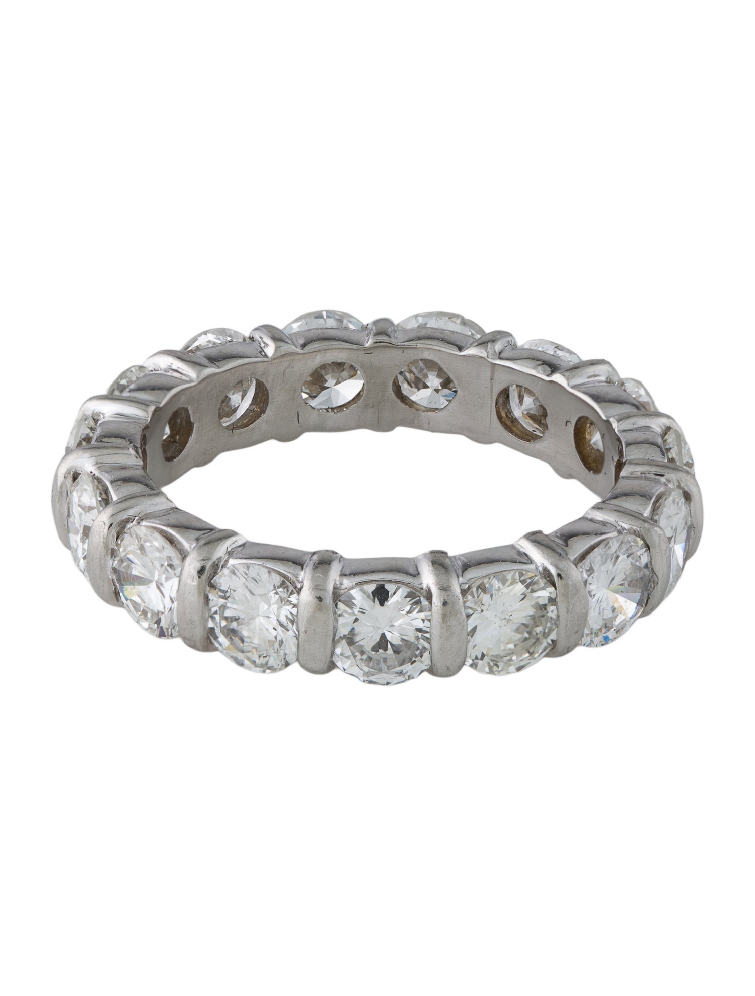 Ring Platinum 3.33ctw Diamond Eternity Band