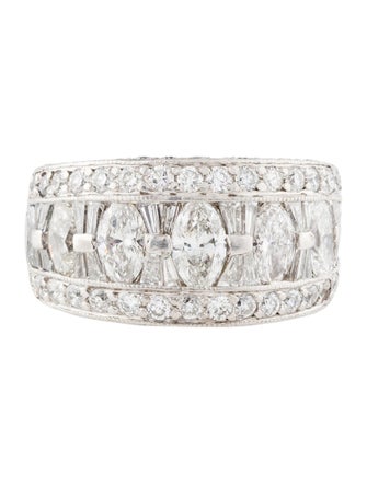 Ring Platinum Diamond Band