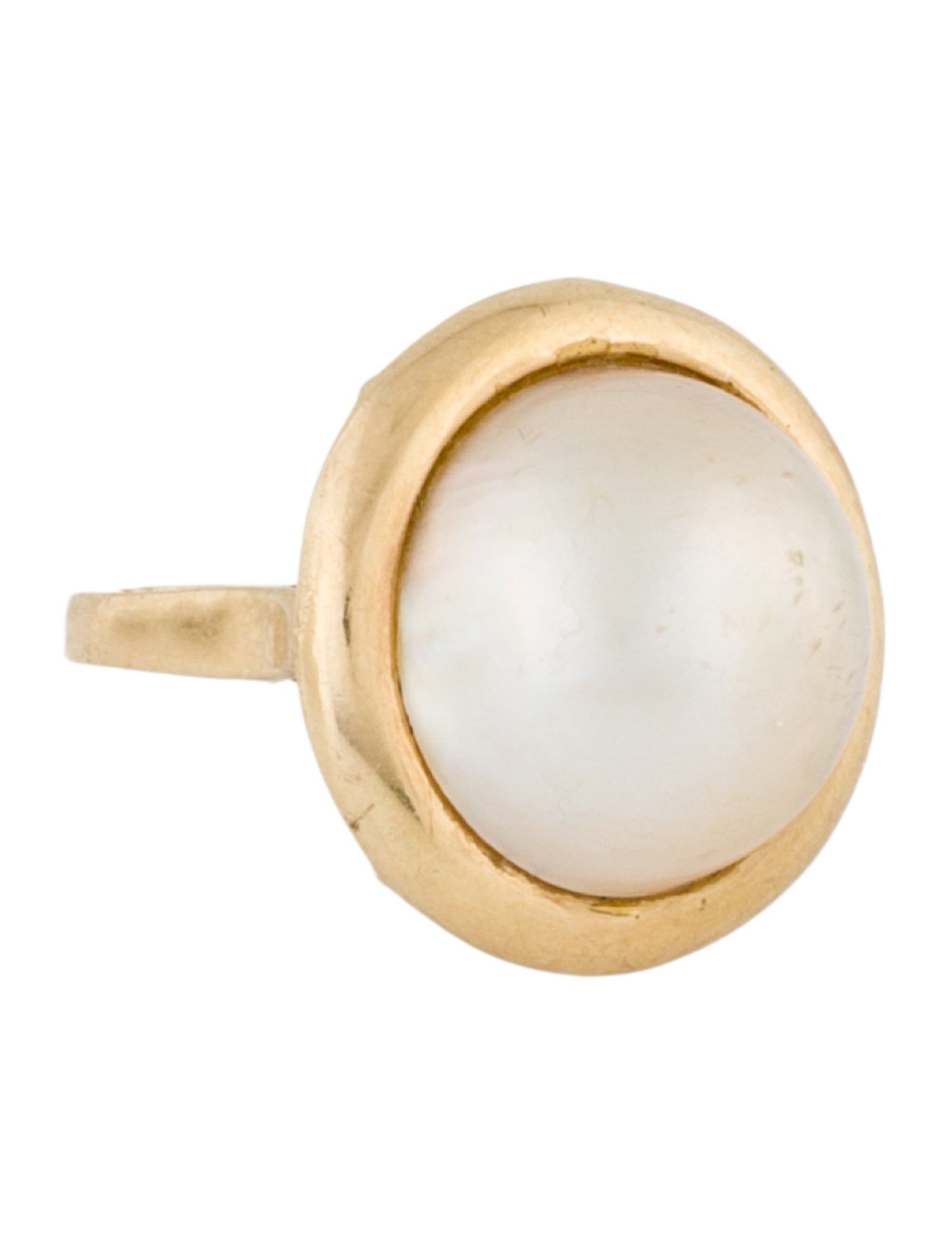 Ring 14K Mabé Pearl Cocktail