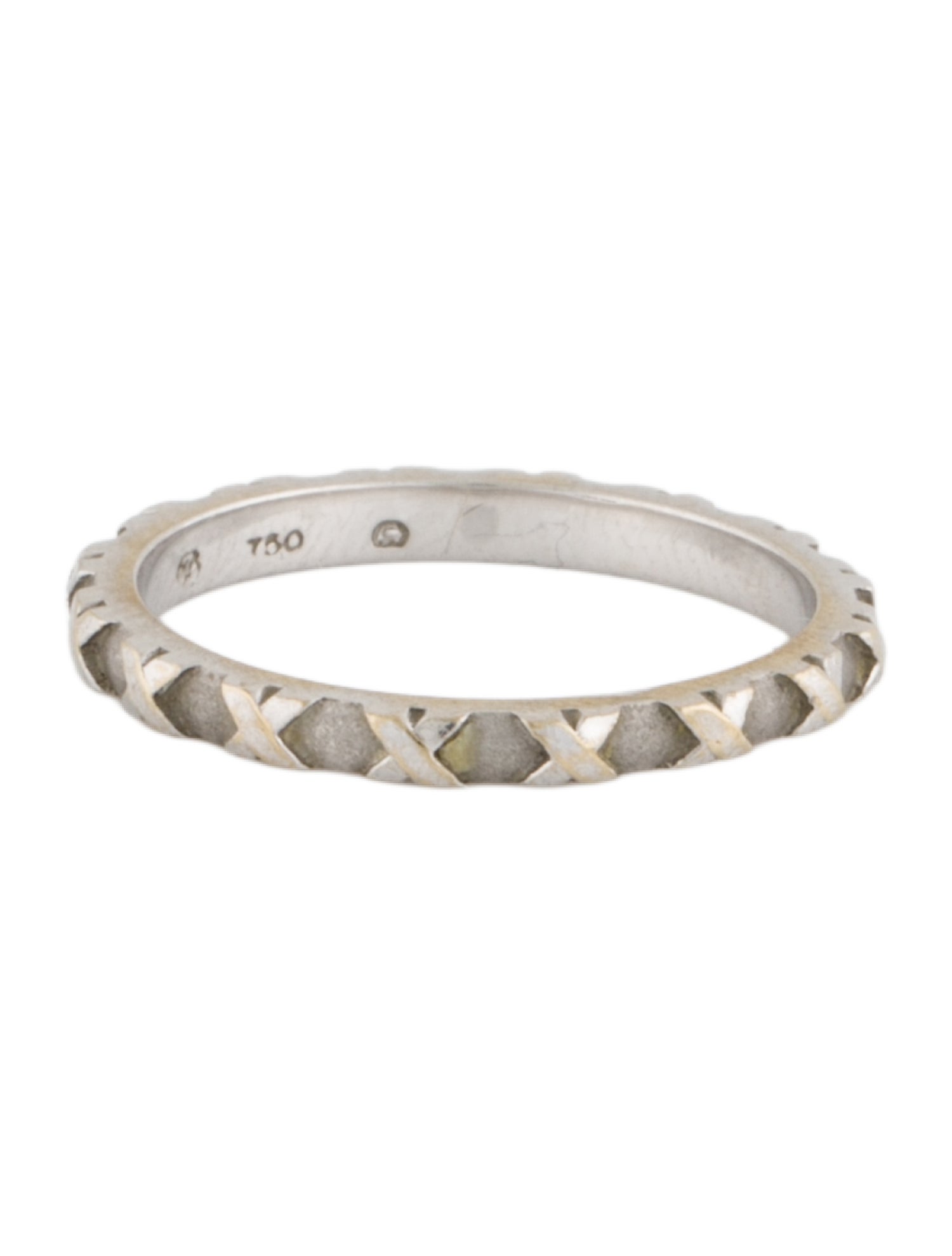 Ring 18K Textured Band