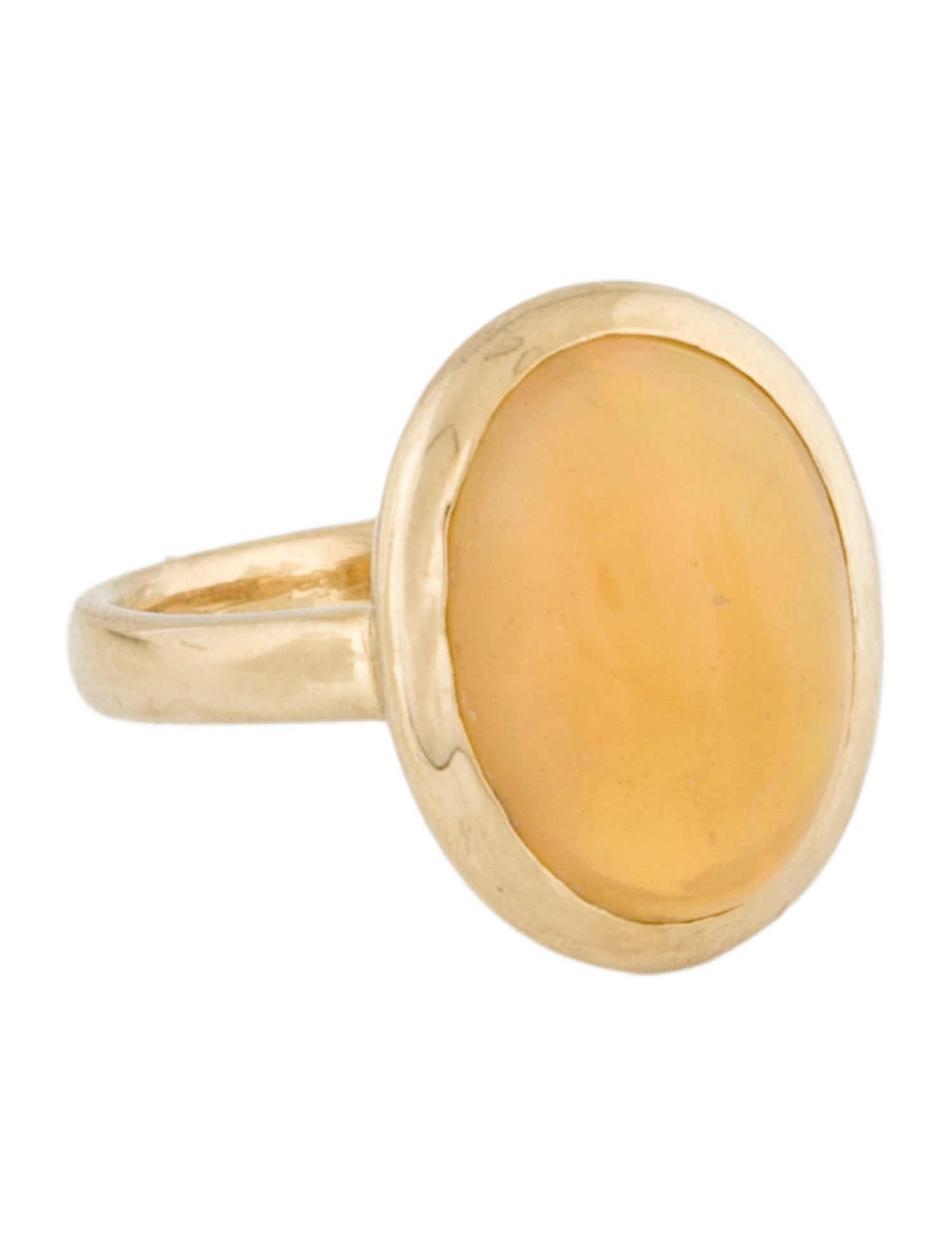 Ring 14K 7.39ct Opal Cocktail