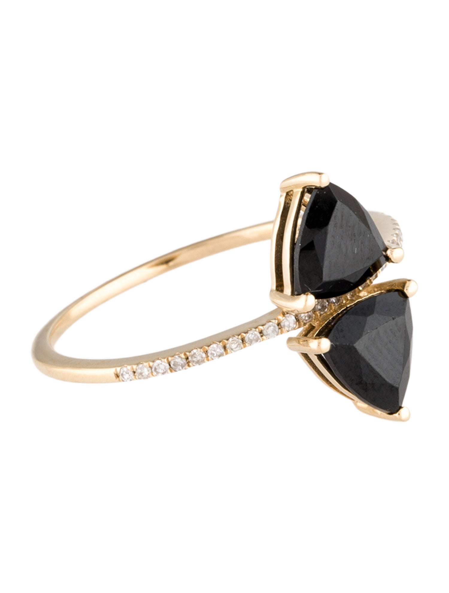 Ring 14K 1.66ctw Spinel & Diamond Cocktail