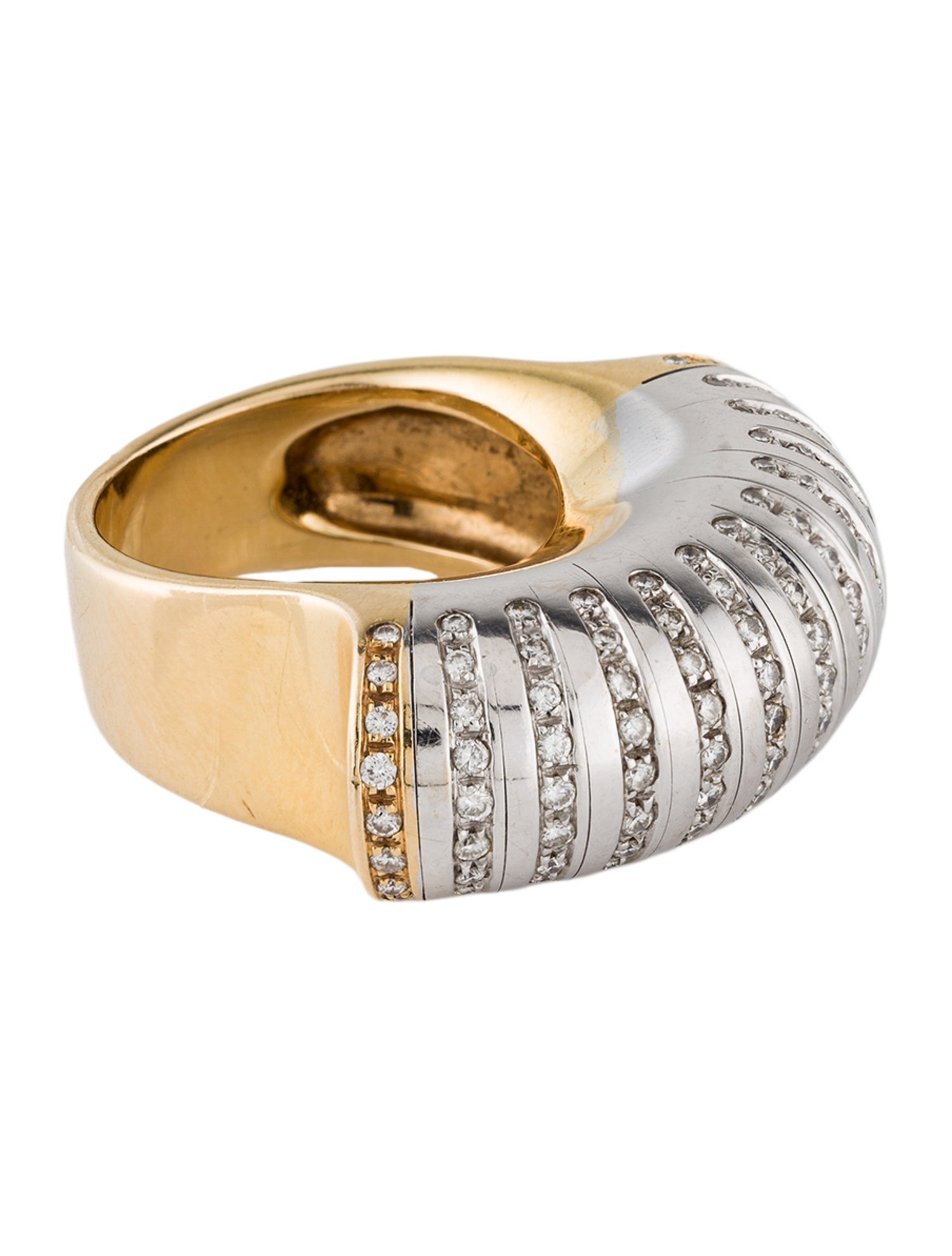 Ring 18K Diamond Cocktail