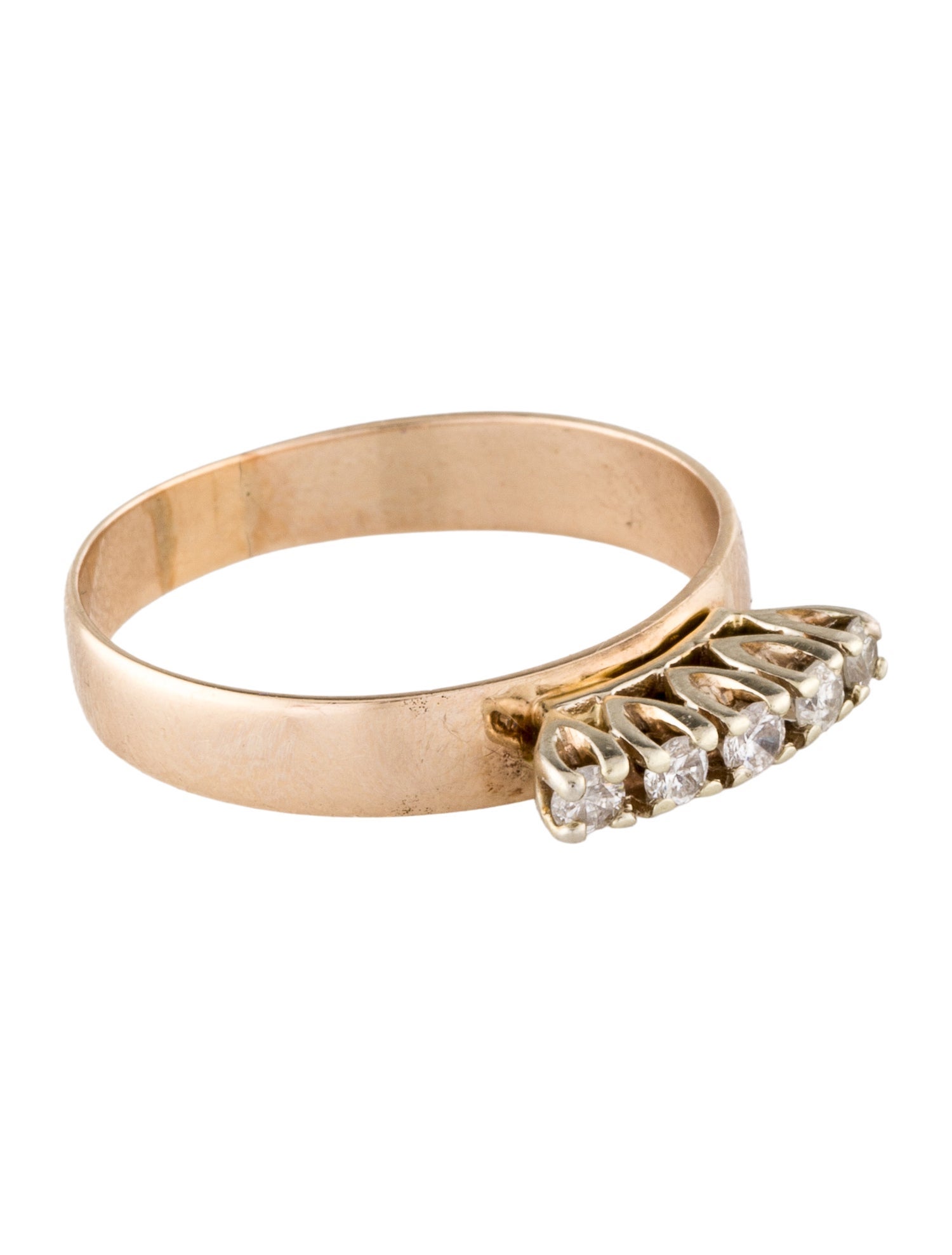 Ring 14K Diamond Cocktail