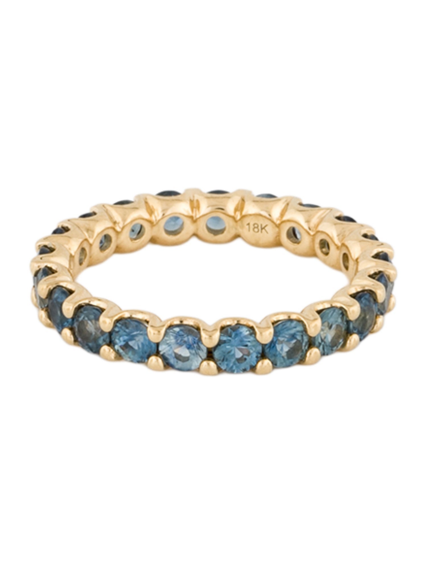 Ring 18K 1.80ct Sapphire Eternity Band