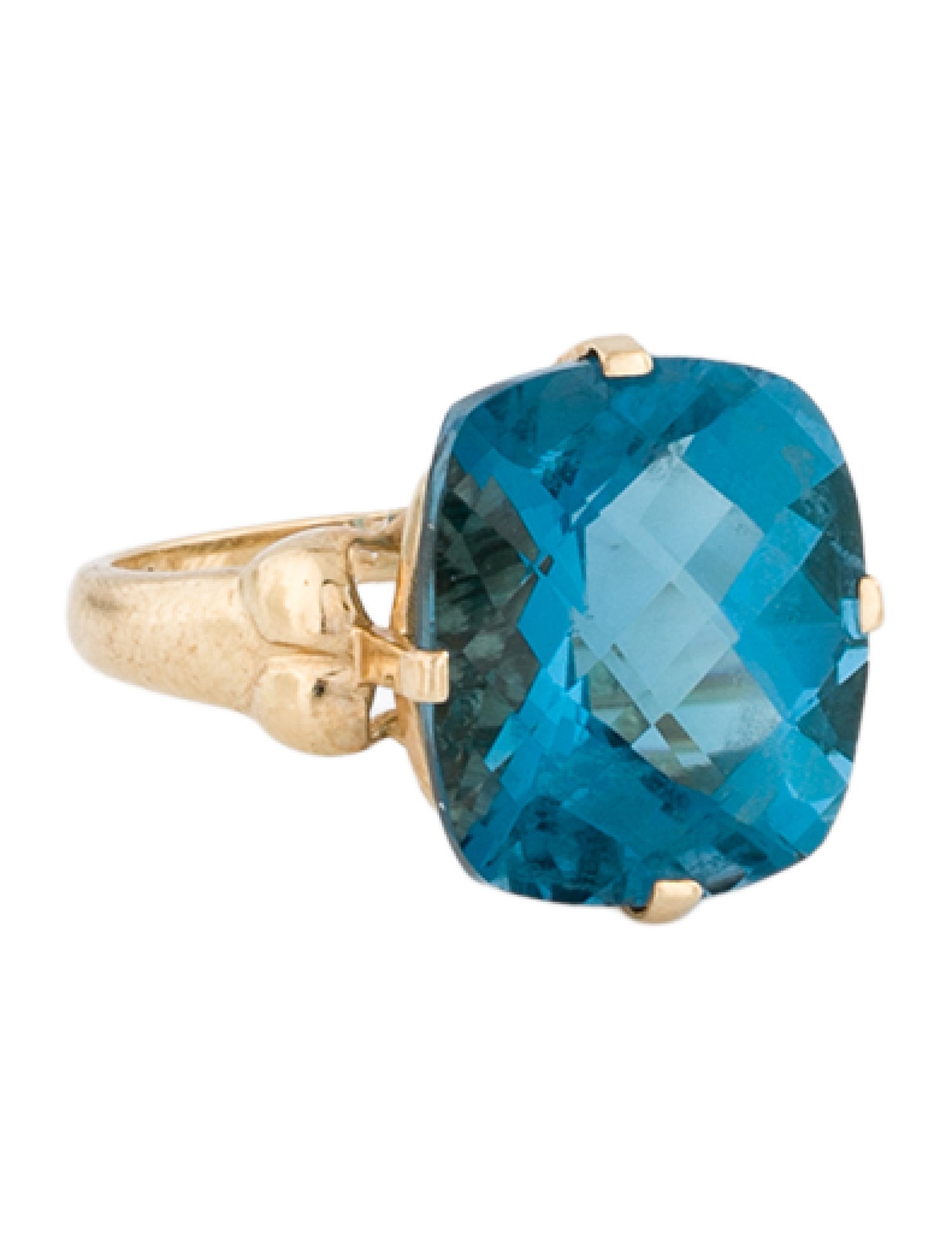 Ring 14K Topaz Cocktail