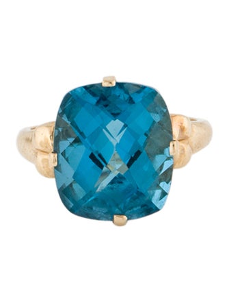 Ring 14K Topaz Cocktail