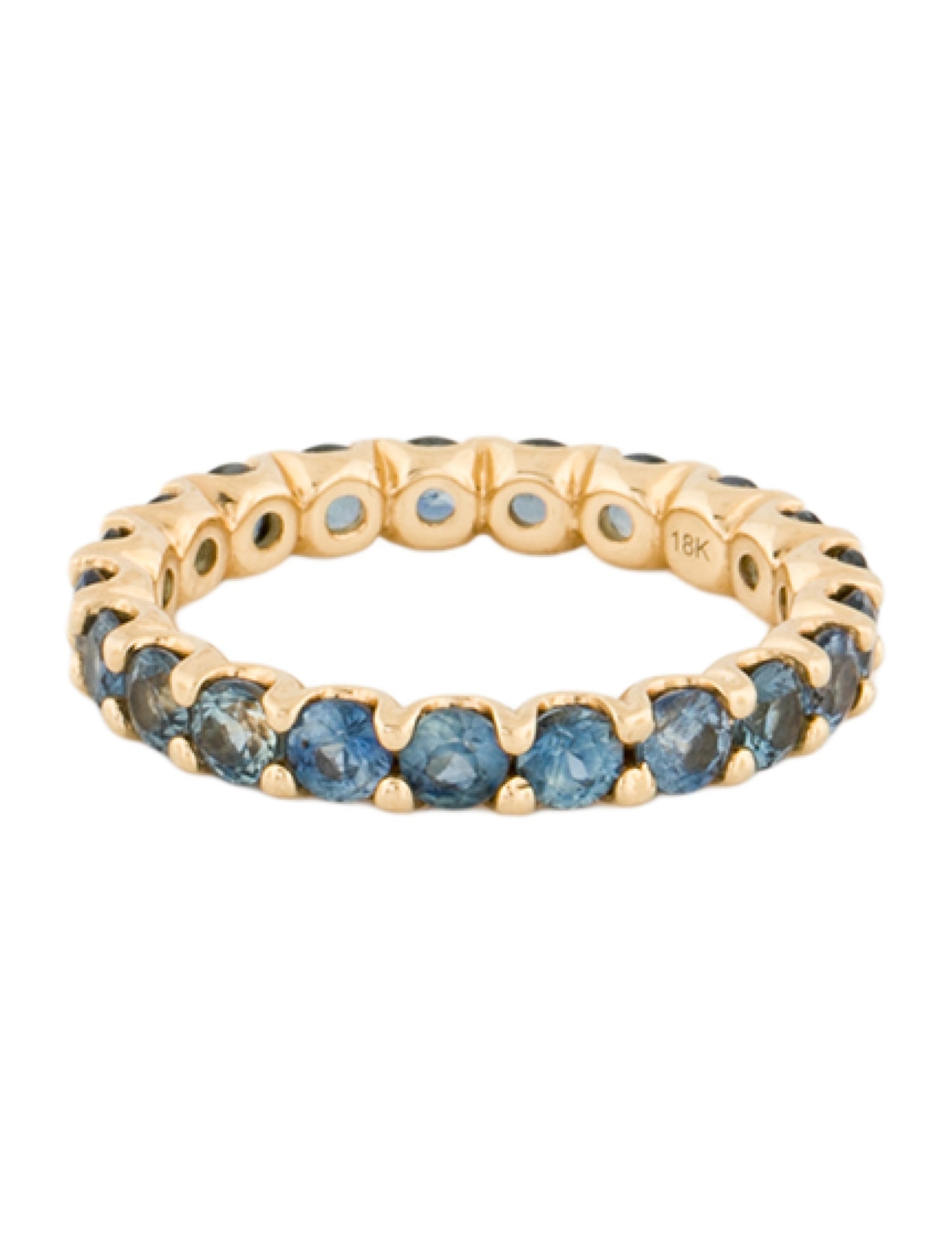 Ring 18K 2.11ctw Sapphire Eternity