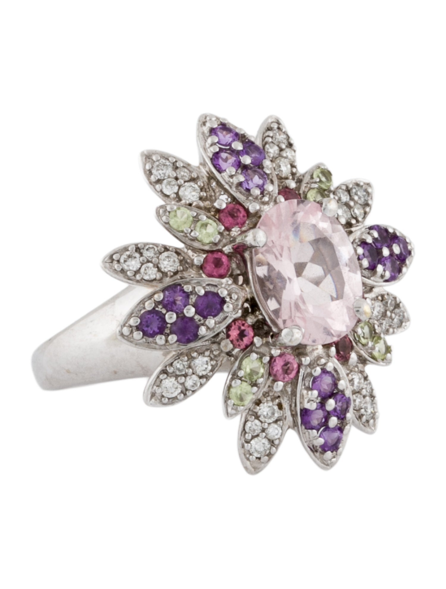 Ring 14K Multistone Cocktail