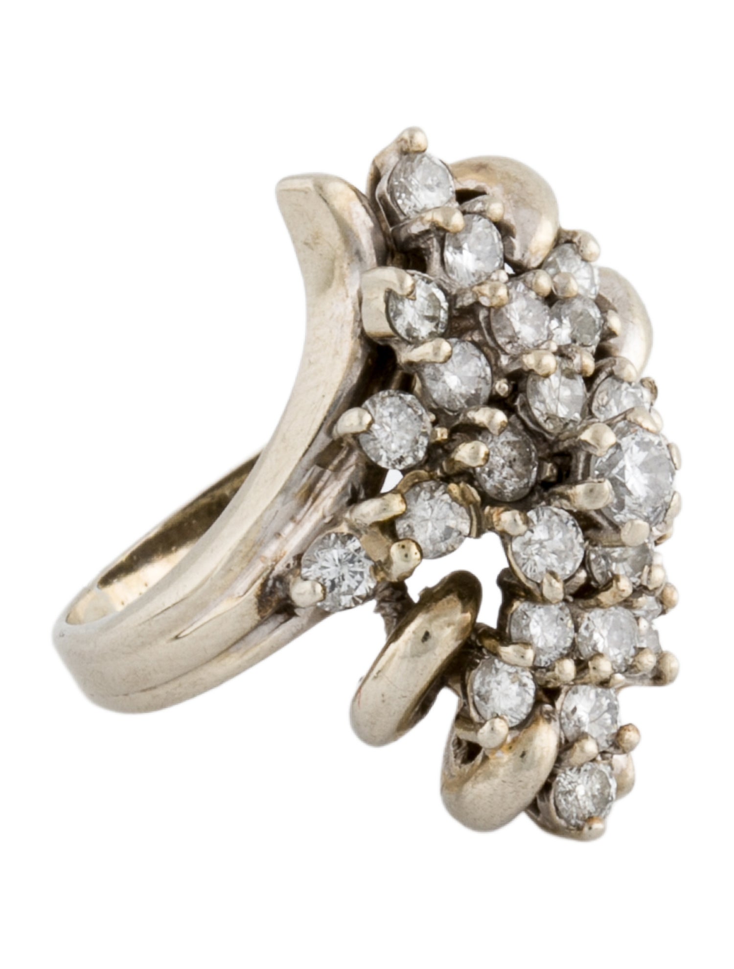 Ring 14K 1.82ctw Diamond Cocktail