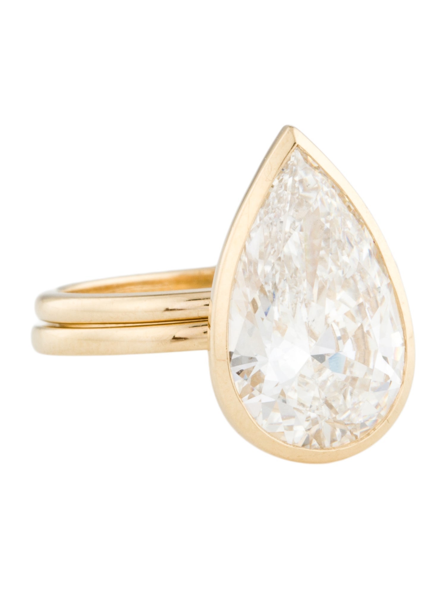 Ring 14K 5.07ct Lab-Grown Diamond Wedding Set