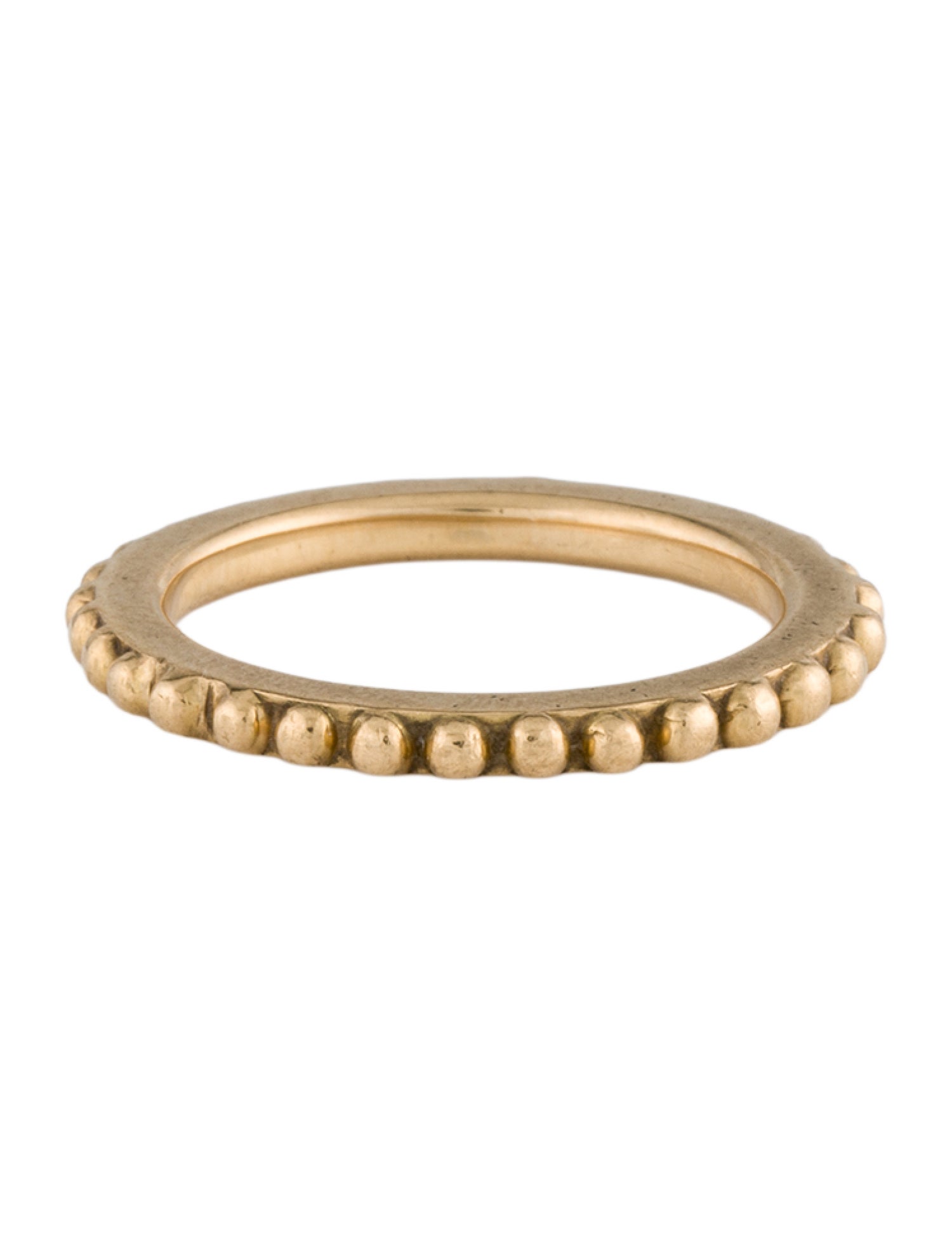 Ring 18K Beaded Band