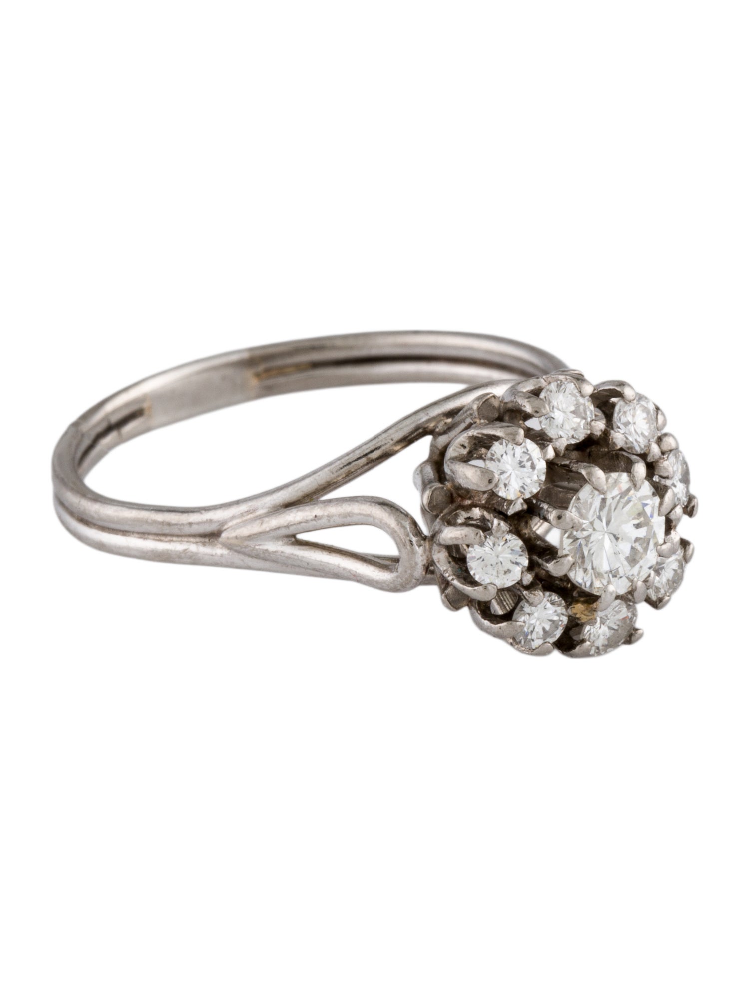 Ring 12K Diamond Cocktail