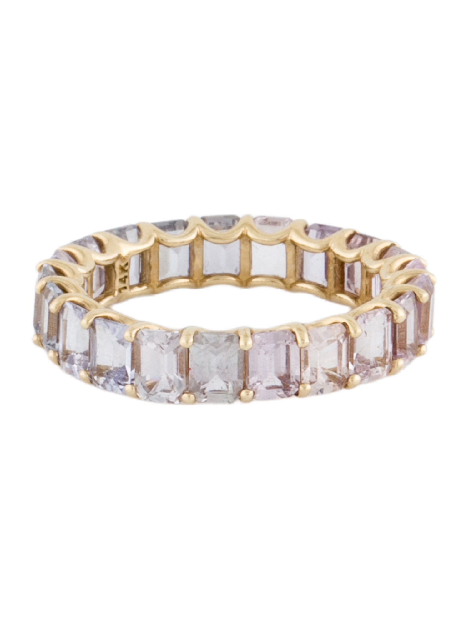 Ring 14K 4.96ctw Sapphire Eternity Band