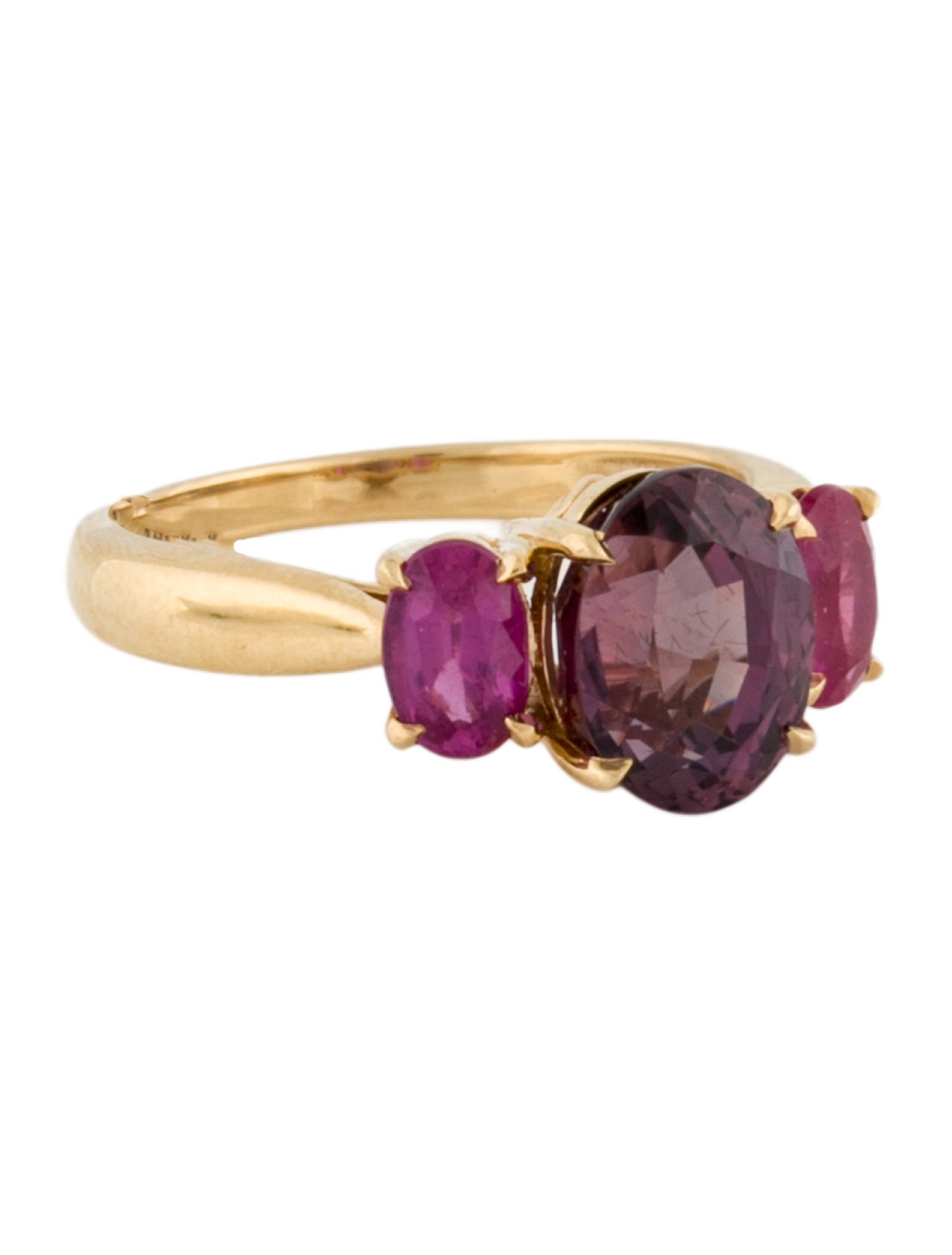 Ring 18K 3.47ct Ruby & Pink Sapphire Cocktail