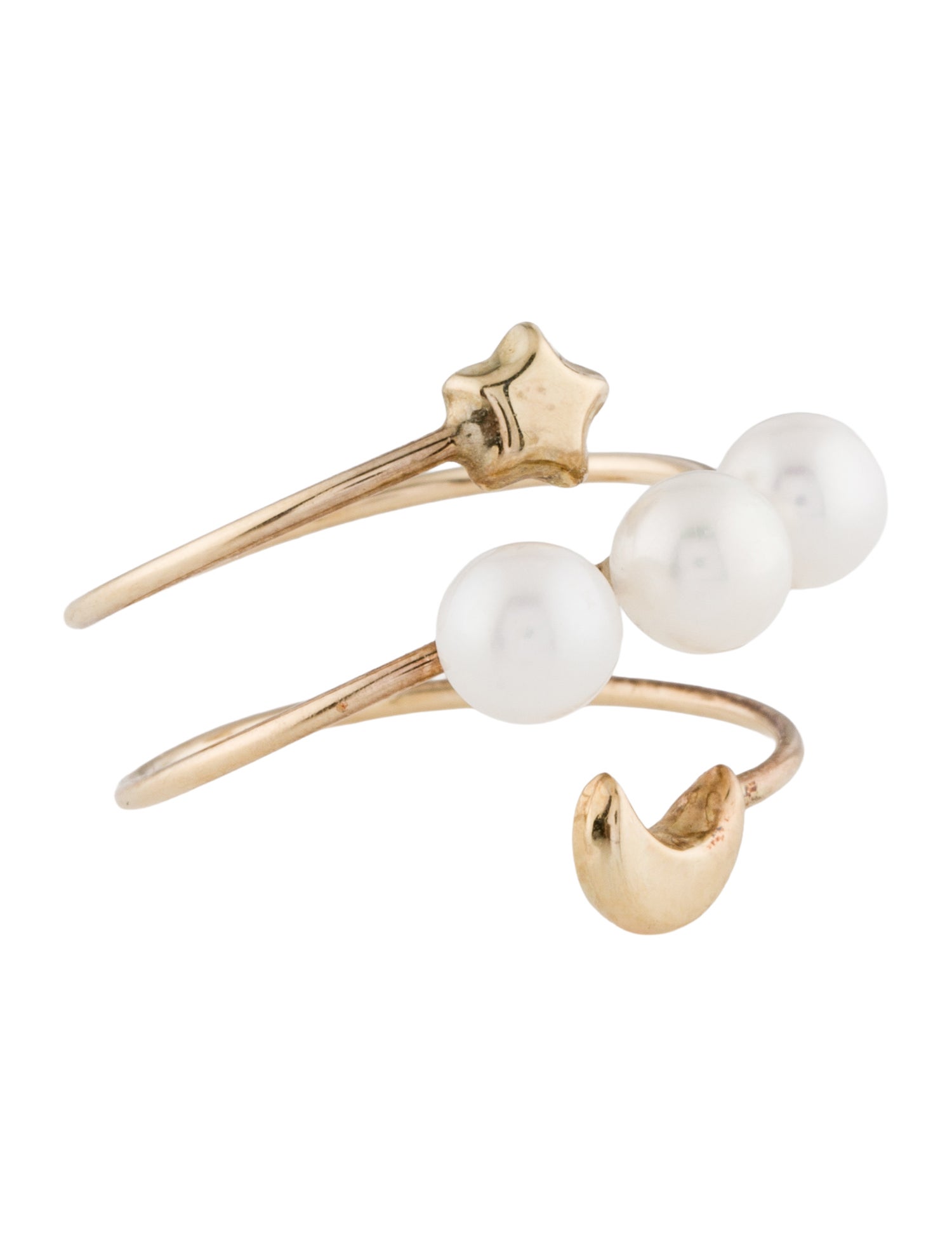 Ring 14K Pearl Cocktail