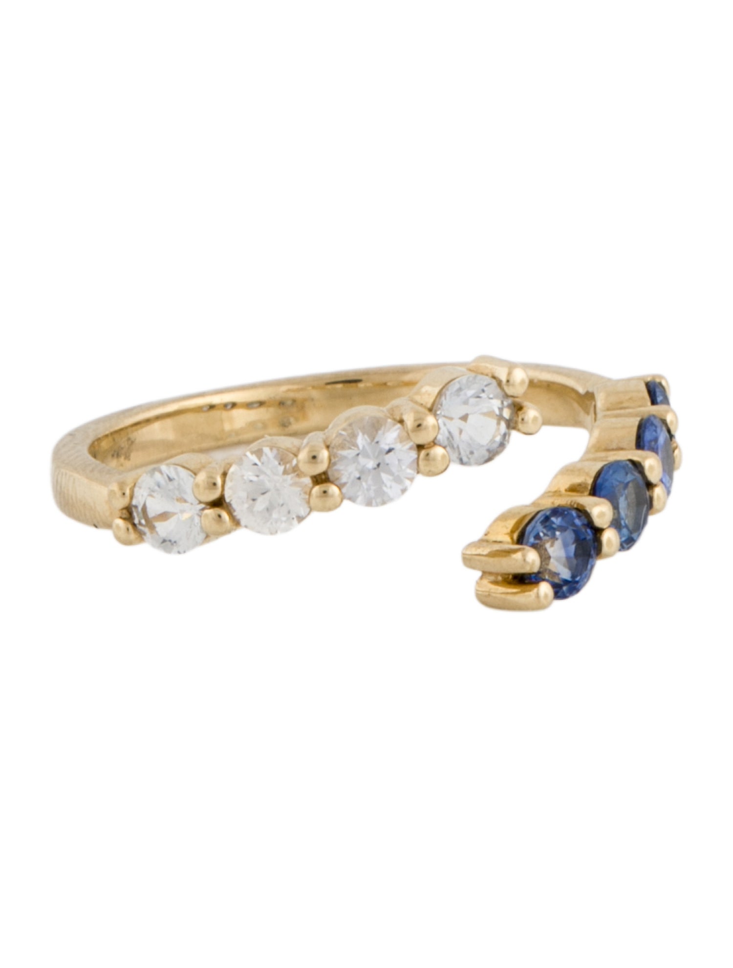 Ring 14K Sapphire Open Band