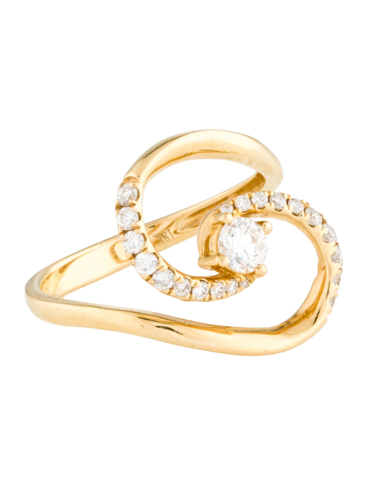 Ring 18K Diamond Cocktail