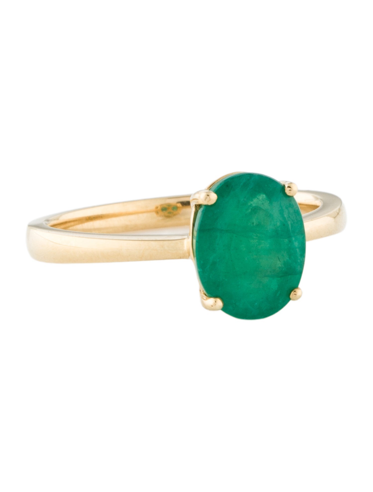 Ring 18K Emerald Cocktail Ring