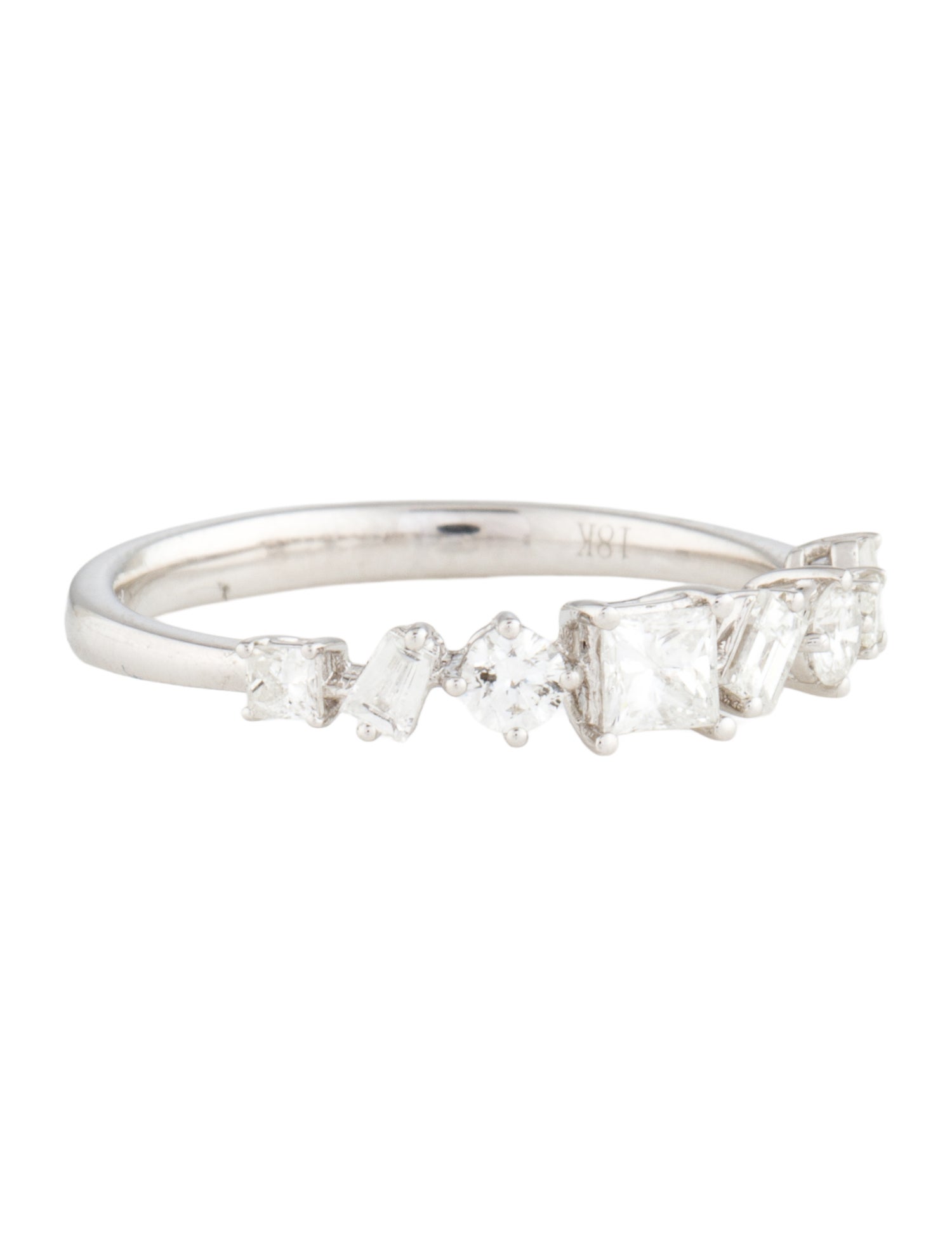 Ring 18K Diamond Multi shape Band