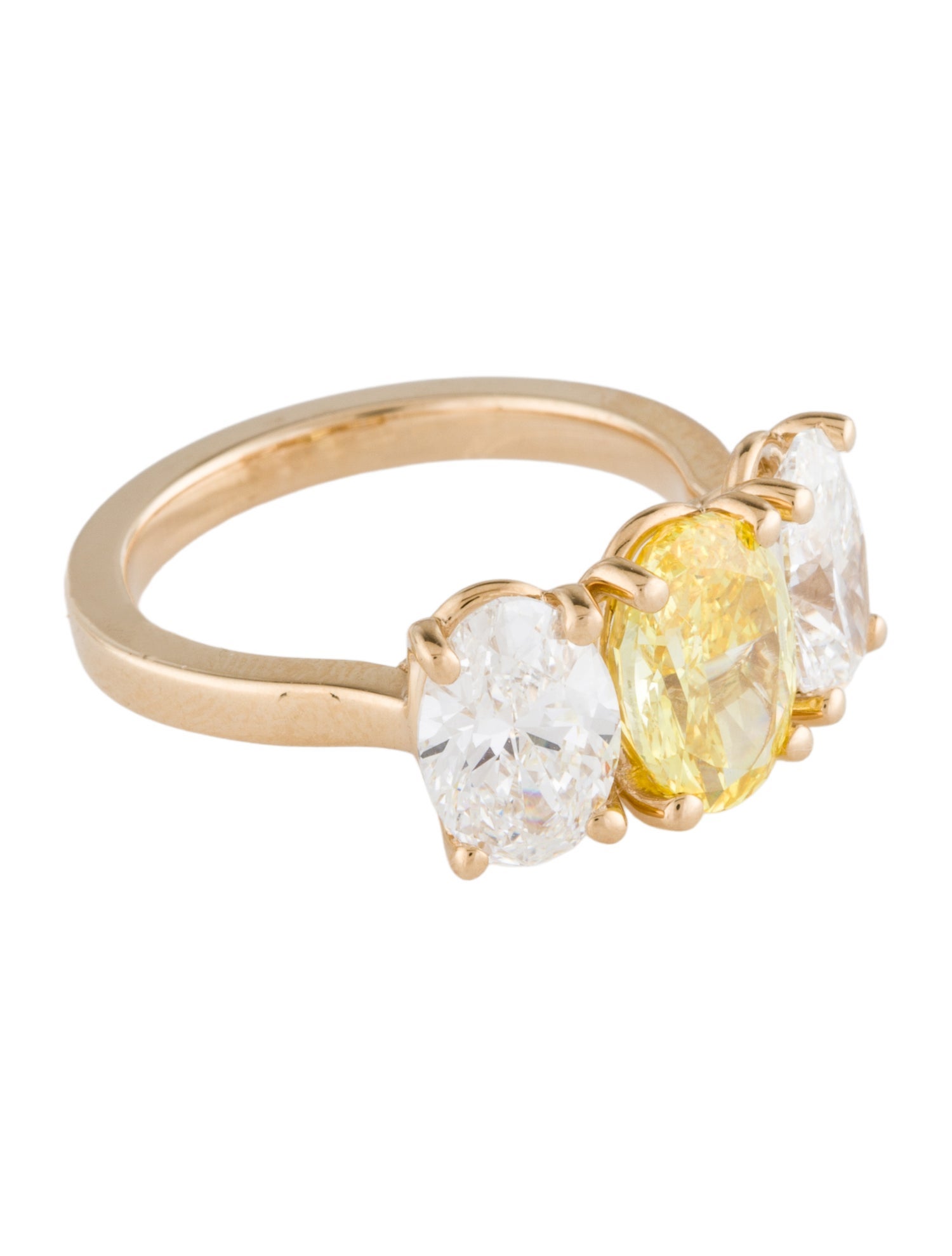 Ring 3.49ctw Lab-Grown Diamond Engagement Ring