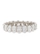 Ring Platinum 4.91ctw Lab-Grown Diamond Eternity Band