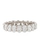 Ring Platinum 4.91ctw Lab-Grown Diamond Eternity Band