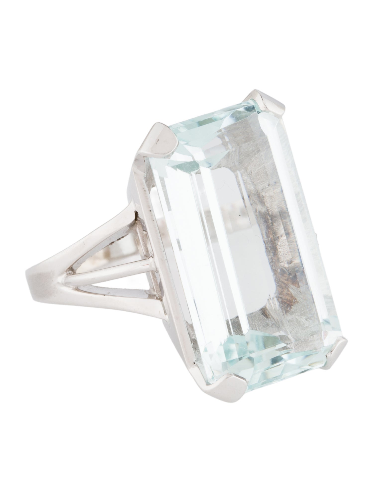 Ring 14K 15.98ctw Aquamarine Cocktail