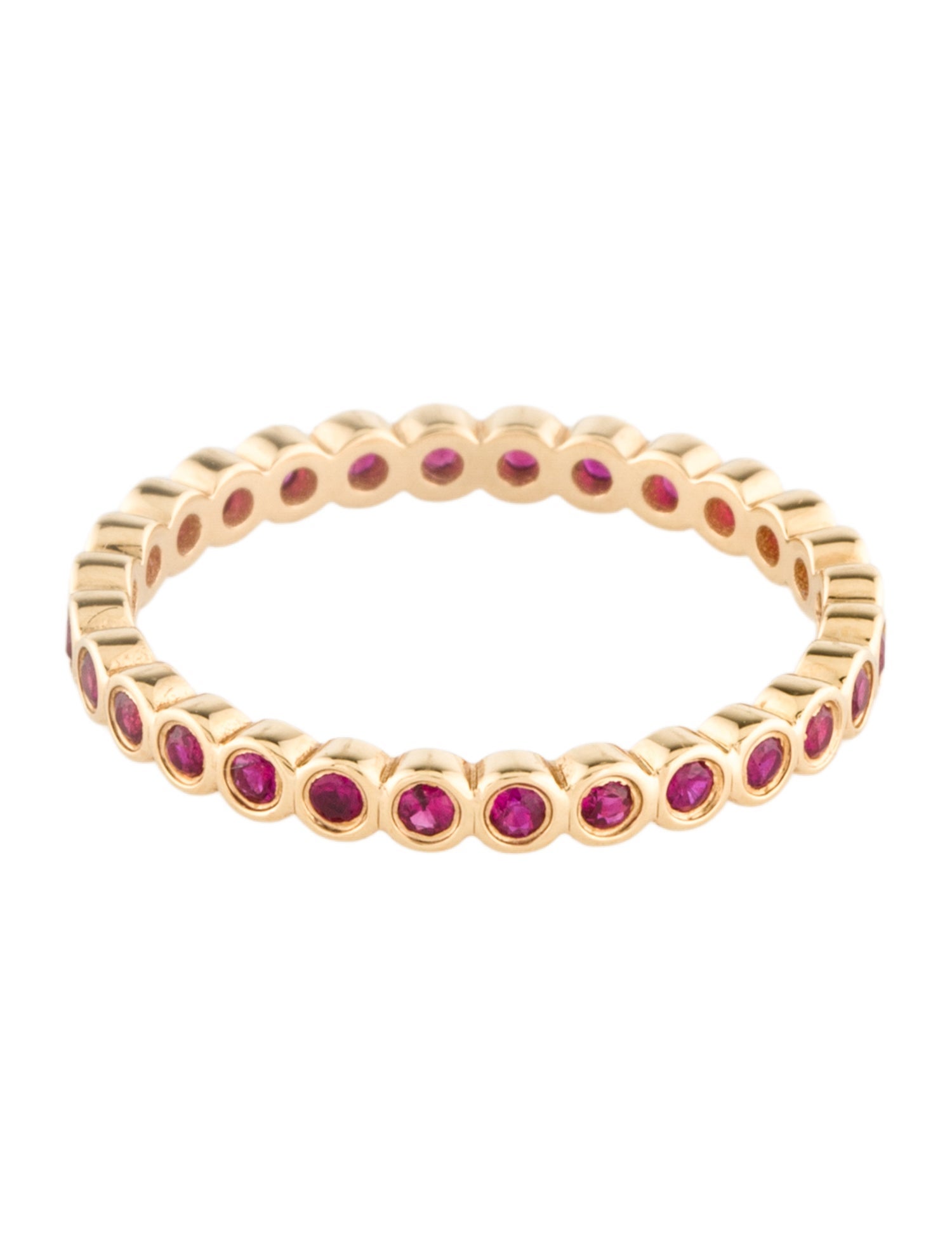 Ring 18K Ruby Eternity Band
