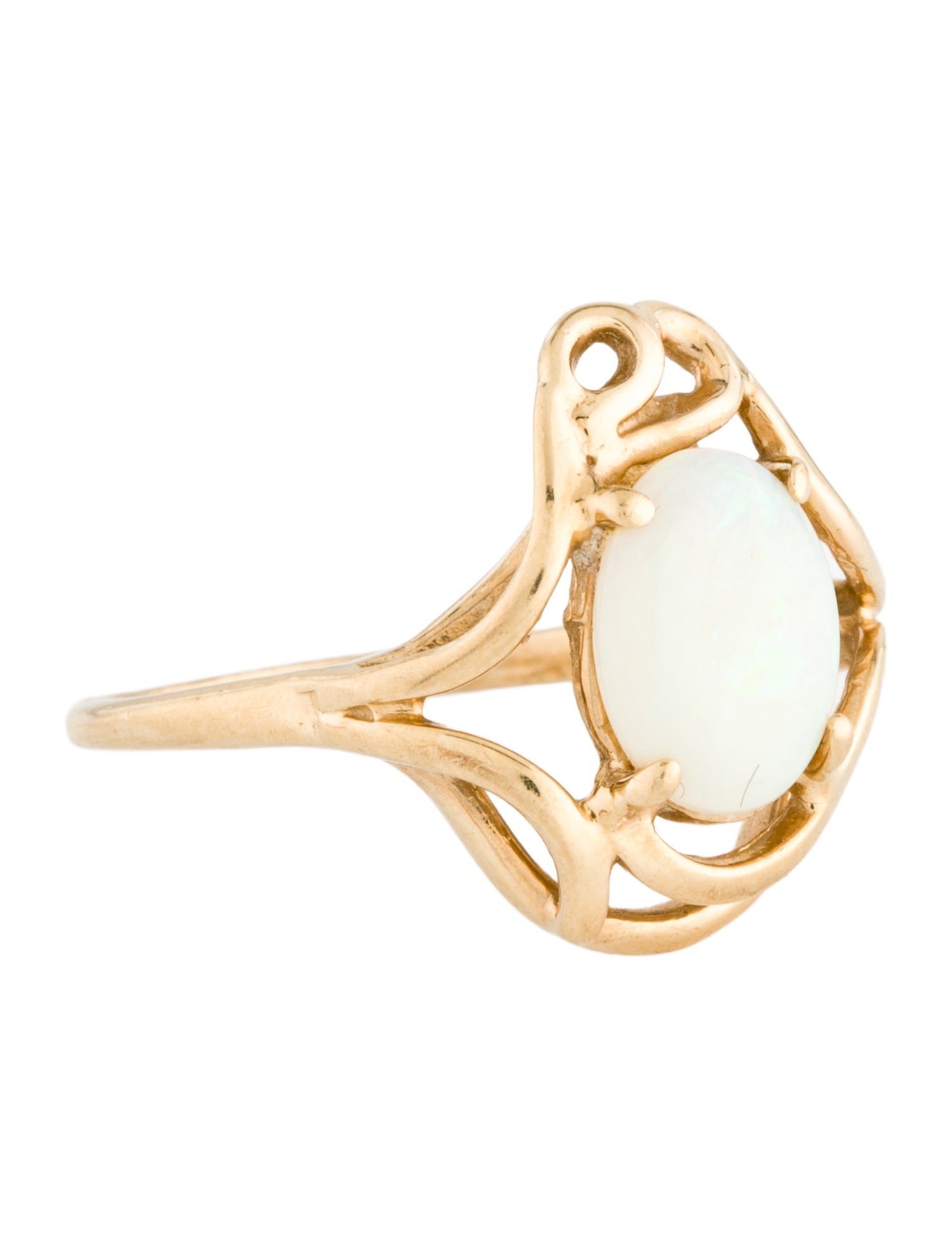 Ring 14K Opal Cocktail