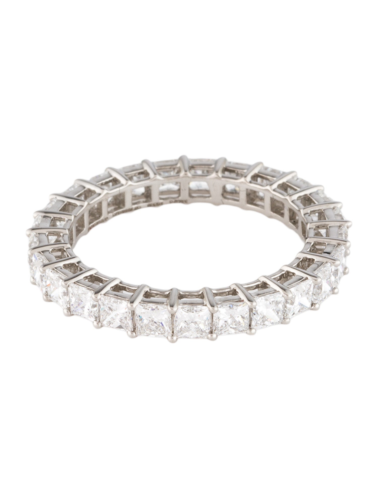 Ring Platinum 2.58ctw Lab-Grown Diamond Eternity Band Ring