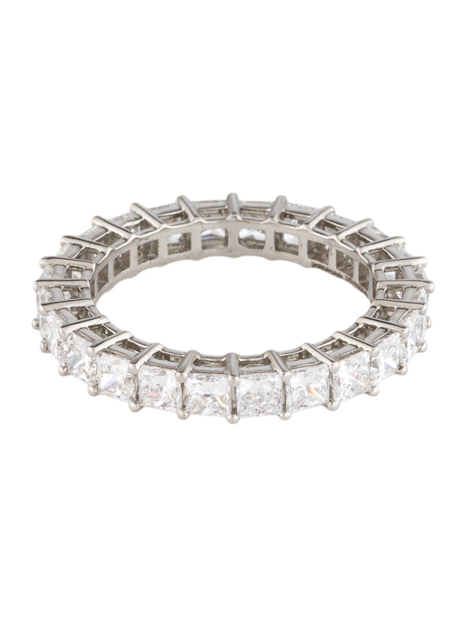 Ring Platinum 2.51ctw Lab-Grown Diamond Eternity Band Ring