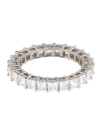 Ring Platinum 2.51ctw Lab-Grown Diamond Eternity Band Ring