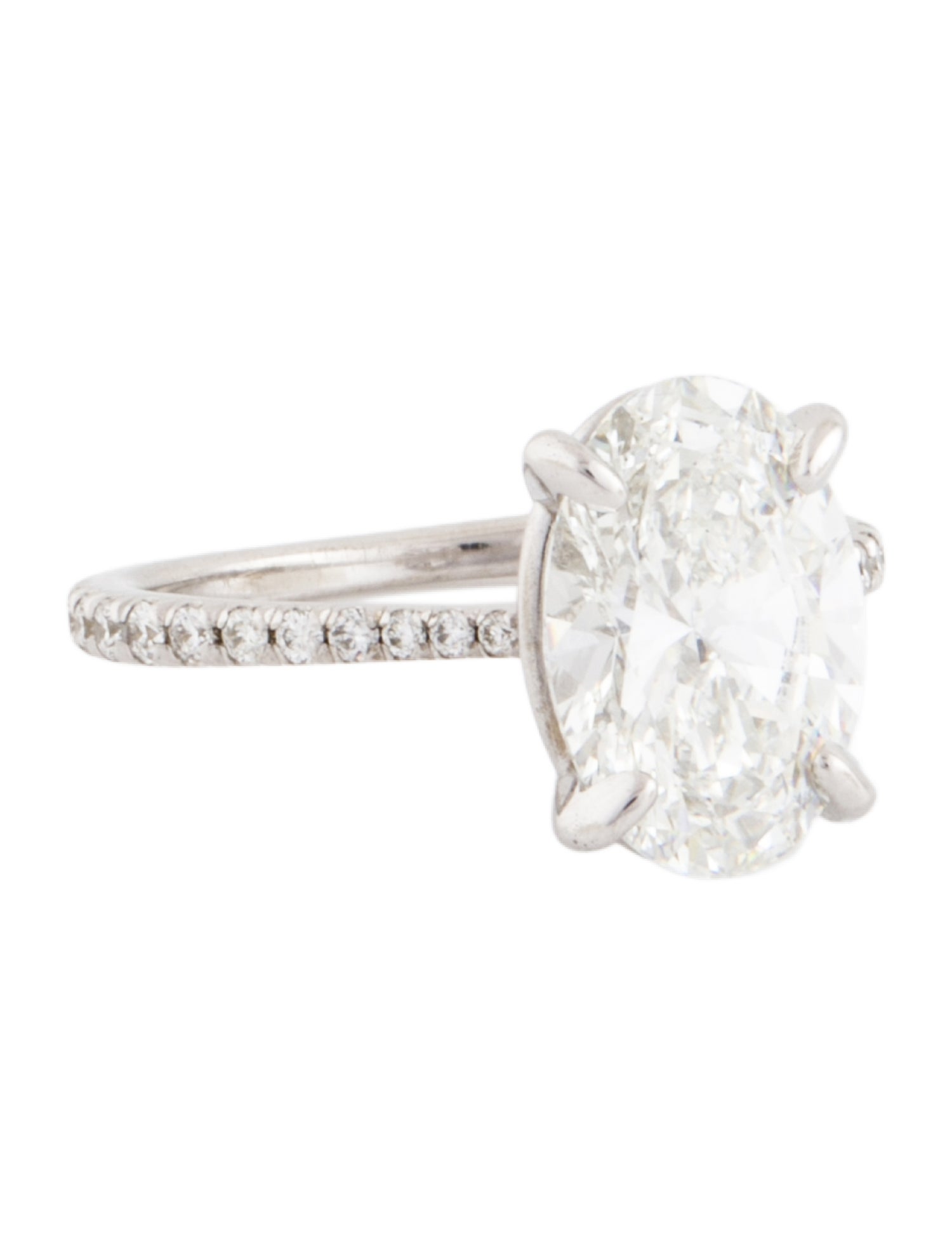 Ring 14K 3.03ct Lab-Grown Diamond Engagement